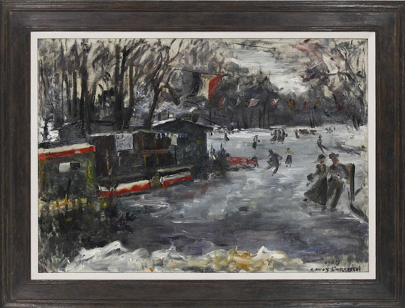 Lovis Corinth - Eisbahn im Berliner Tiergarten - Cornice