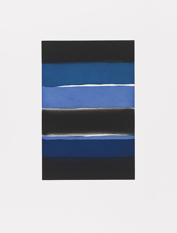 Sean Scully - Landline Blue Black