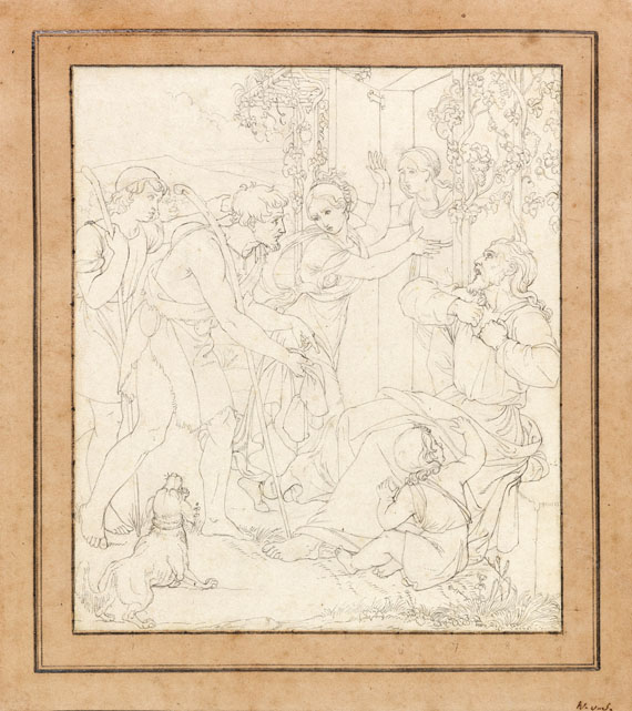 Friedrich Wilhelm Schadow - Die Klage Jakobs um Joseph (Freskoentwurf für die Casa Bartholdy in Rom) - Altre immagini