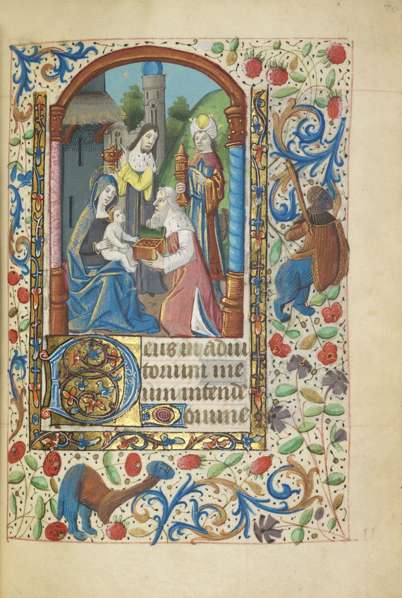  - Mittelalterliches Stundenbuch Pergamentmanuskript Troyes - Altre immagini