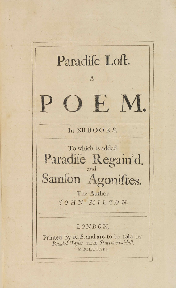 John Milton - Paradise lost - Altre immagini