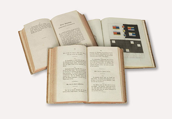 Johann Wolfgang von Goethe - Zur Farbenlehre. 2 Textbde. und 1 Tafelband. - 1 Beigabe - Altre immagini