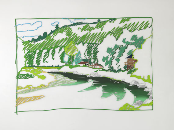 Tom Wesselmann - Cochecton Pool, Delaware River (from Lynda