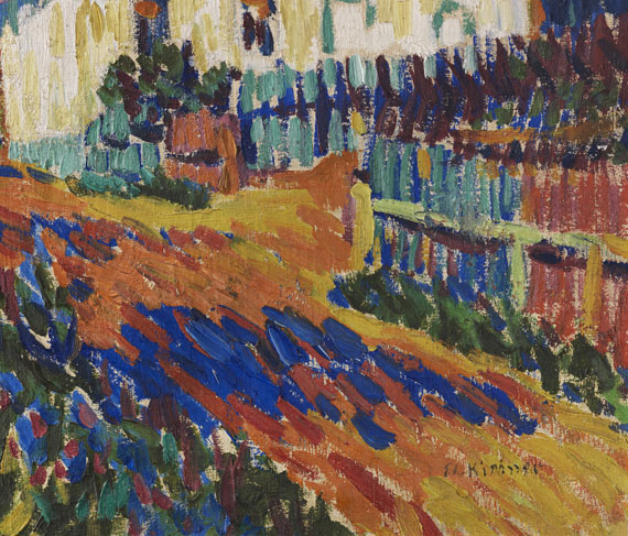 Ernst Ludwig Kirchner - Dorfstraße mit Apfelbäumen - Altre immagini