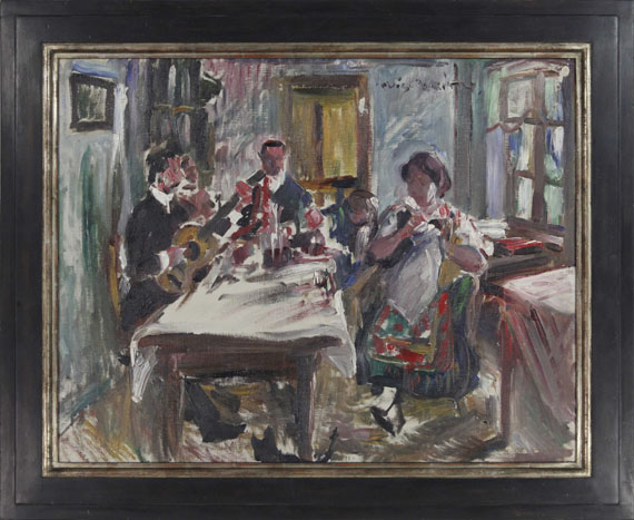 Lovis Corinth - Tiroler Bauernstube - Cornice