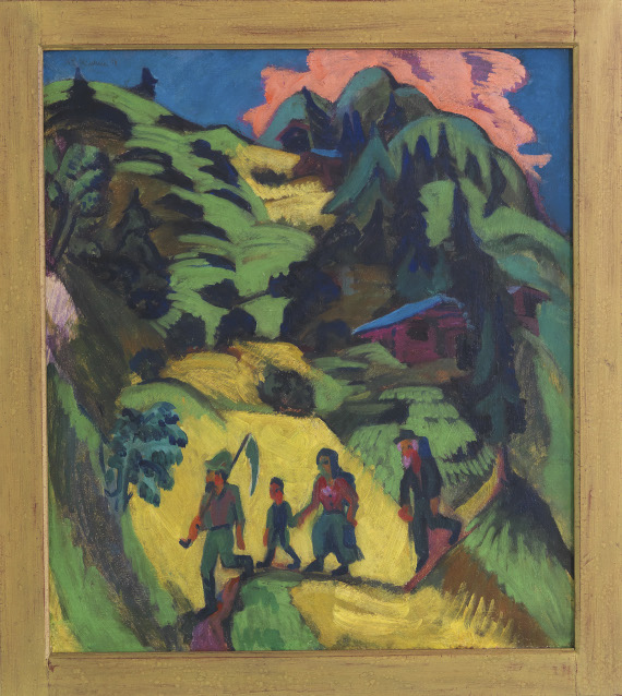 Ernst Ludwig Kirchner - Heimkehrender Heuer - Cornice