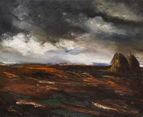 Maurice de Vlaminck - Paysage aux meules