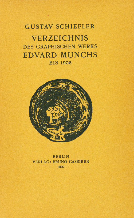 Edvard Munch - Verzeichnis des graphischen Werks Edvard Munchs bis 1906 / Edvard Munch. Das graphische Werk 1906-1926 (mit: "Frauenkopf" und "Aus Åsgårdstrand") - Altre immagini
