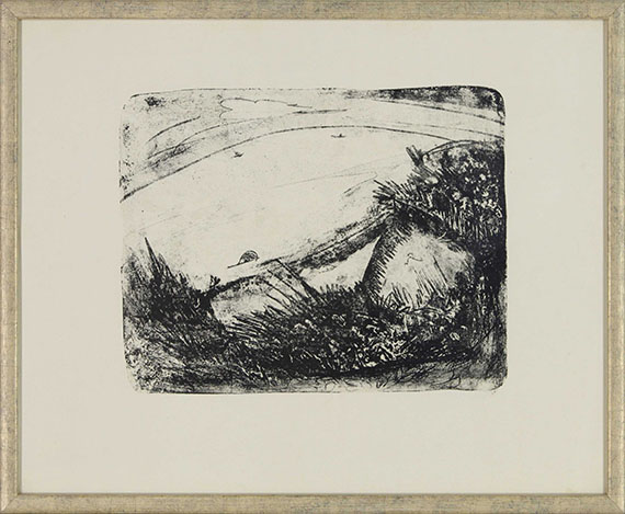 Ernst Ludwig Kirchner - Steilküste und Meer - Fehmarn - Cornice