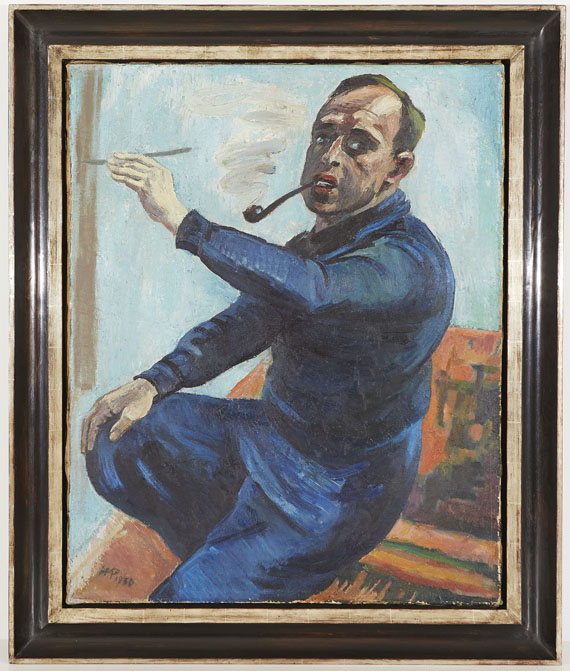 Hermann Max Pechstein - Selbstbildnis - Cornice