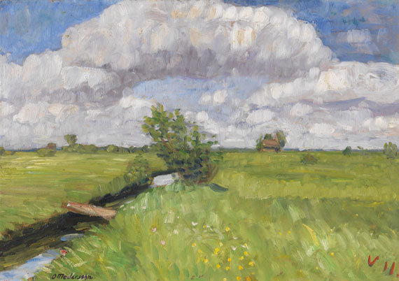 Otto Modersohn - Sommerliche Wümmewiesen