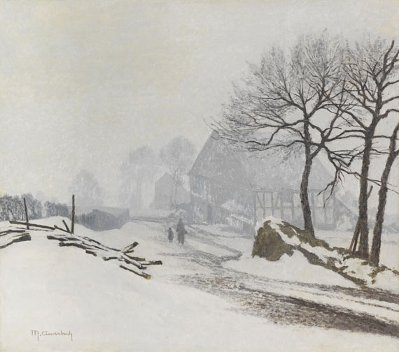 Max Clarenbach - Winterlandschaft bei Altastenberg