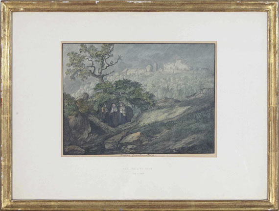 Karl Philipp Fohr - Ruine Frankenstein - Cornice