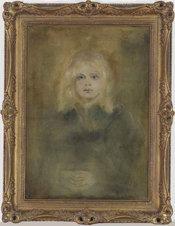 Franz von Lenbach - Marion Lenbach, Tochter des Künstlers - Cornice