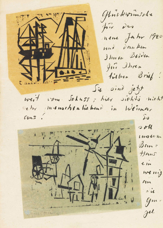 Lyonel Feininger - Eigenhändiger Brief - Altre immagini