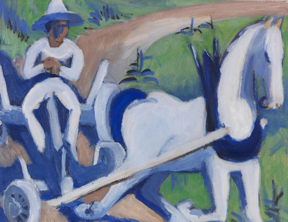 Ernst Ludwig Kirchner - Bauernwagen mit Pferd - Altre immagini