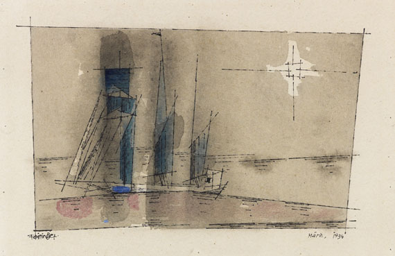 Lyonel Feininger - Sailing Ship