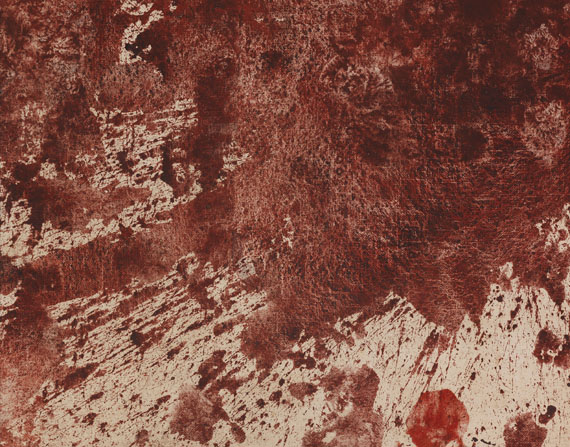 Hermann Nitsch - Ohne Titel (Schüttbild)