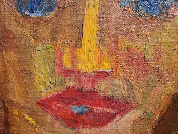 Emil Nolde - Schauspielerin (recto) / Piazza S. Domenico II, Taormina (verso) - Altre immagini