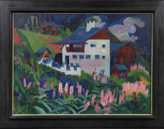 Ernst Ludwig Kirchner - Unser Haus - Cornice