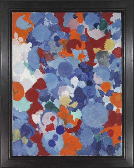 Ernst Wilhelm Nay - Blau bewegt - Cornice