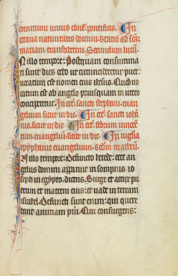  Manuskripte - Lektionar. Pergamenthandschrift, Frankreich um 1325-50 - Altre immagini