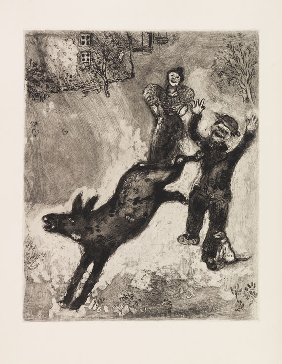 Marc Chagall - La Fontaine, Les fables. Widmungsexemplar. 2 Bände - Altre immagini