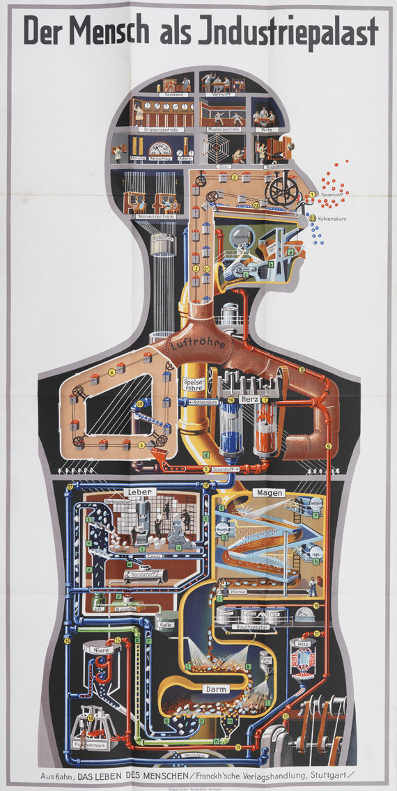 Fritz Kahn - Das Leben des Menschen. 5 Bände