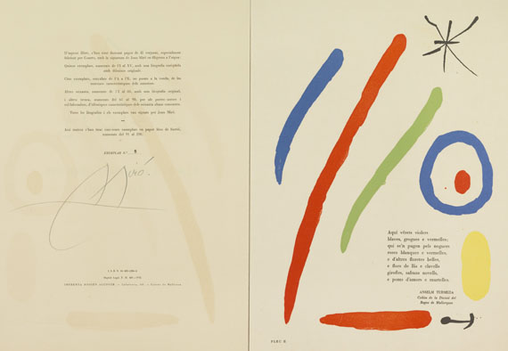 Joan Miró - El vol de l'Alosa + gerahmte Graphik - Altre immagini