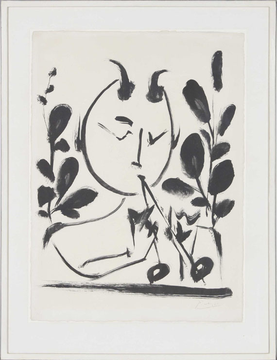 Pablo Picasso - Faune aux branchages - Cornice