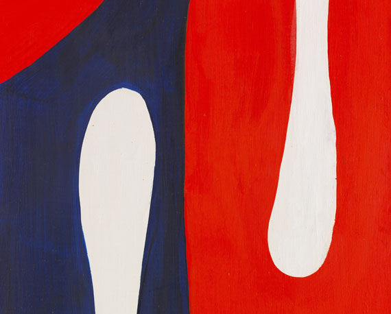 Ernst Wilhelm Nay - Doppelspindel-Rot