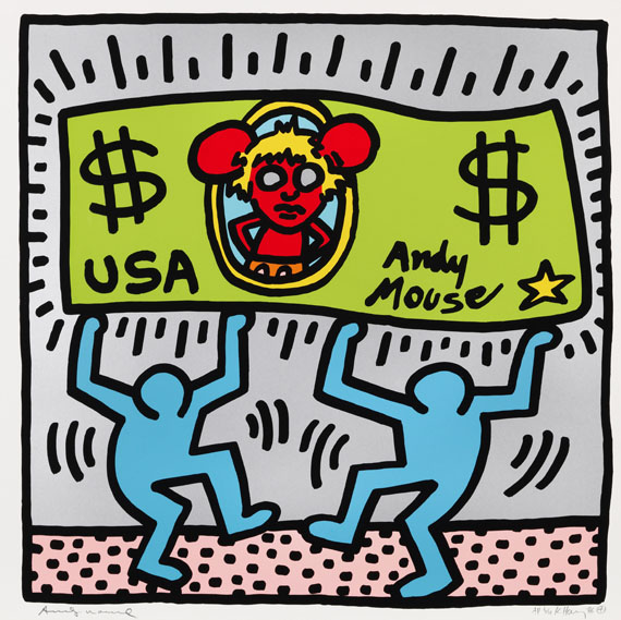 Keith Haring - Andy Mouse (4 Blatt) - Altre immagini