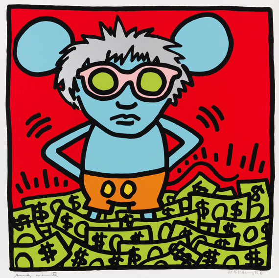 Keith Haring - Andy Mouse (4 Blatt) - Altre immagini