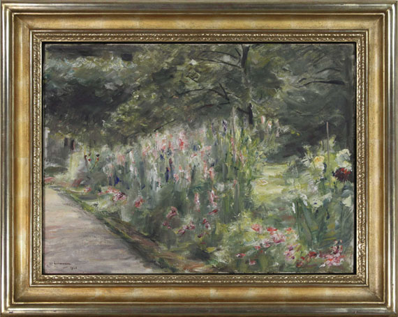 Max Liebermann - Der Nutzgarten in Wannsee nach Südosten - Cornice