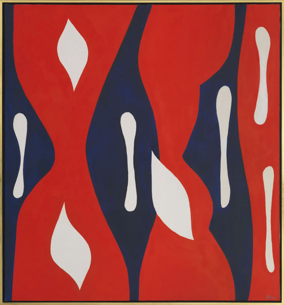 Ernst Wilhelm Nay - Doppelspindel-Rot - Cornice