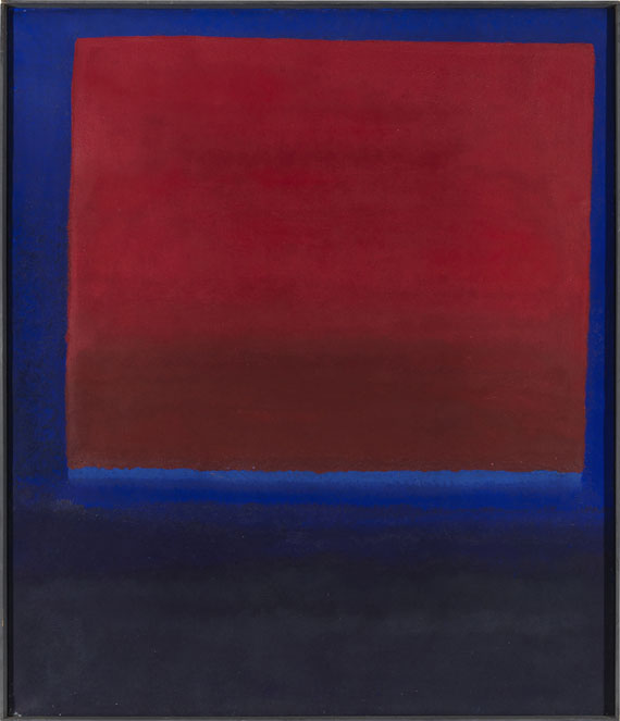 Rupprecht Geiger - OE 306/59 (Rot-Blau) - Cornice