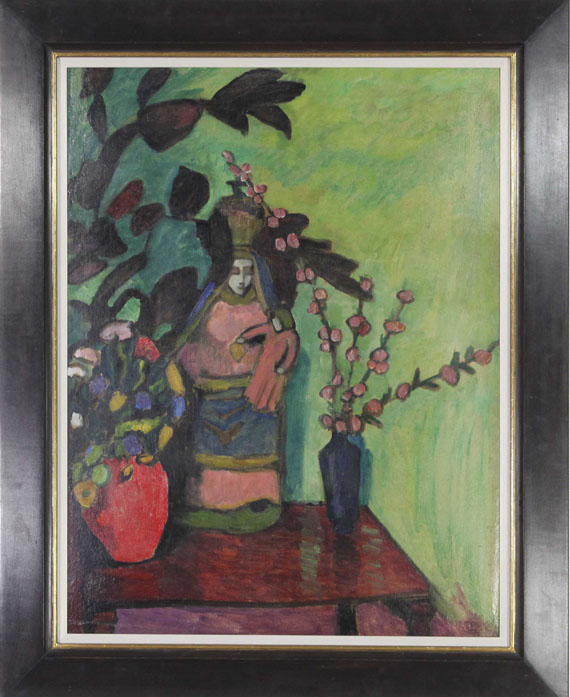 Gabriele Münter - Stillleben mit Madonna - Cornice