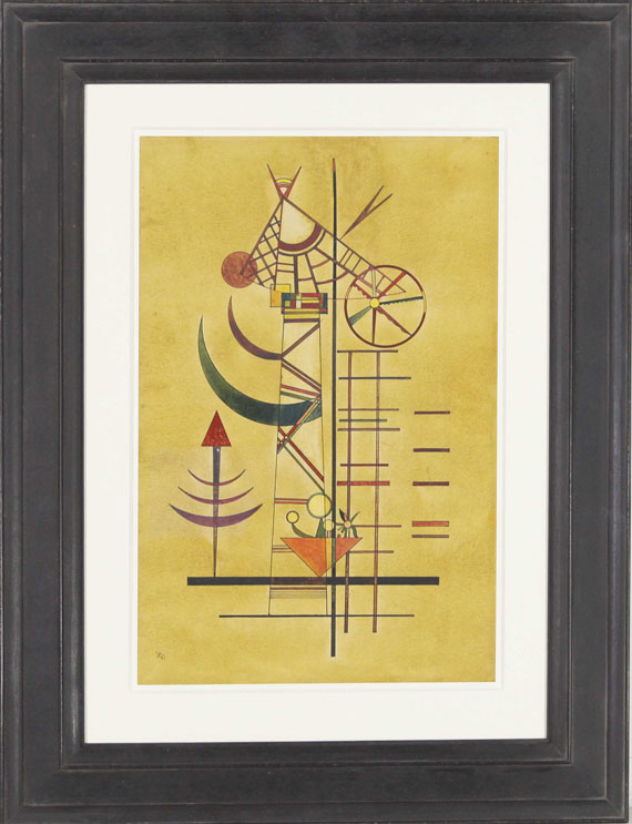 Wassily Kandinsky - Gebogene Spitzen - Cornice