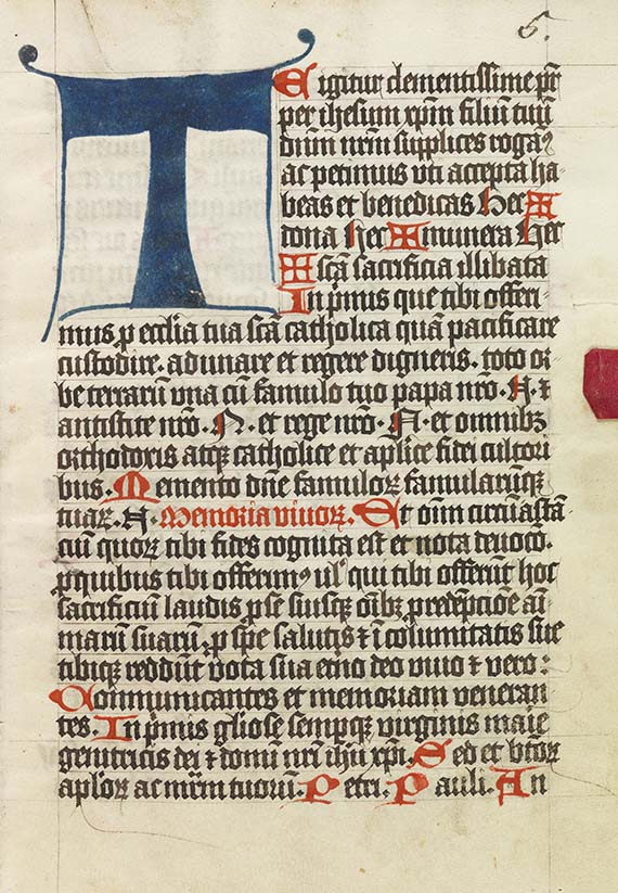  Manuskripte - Missale. Lateinische Pergamenthandschrift - Altre immagini