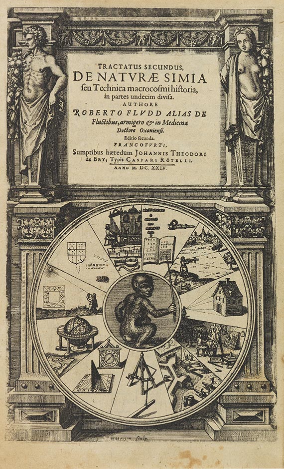 Robert Fludd - Tractatus secundus. De naturae simia