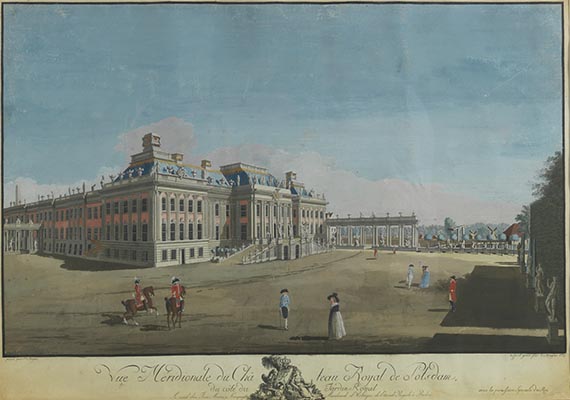 Andreas Ludwig Krüger - Vue meridionale du chateau royale du Potsdam