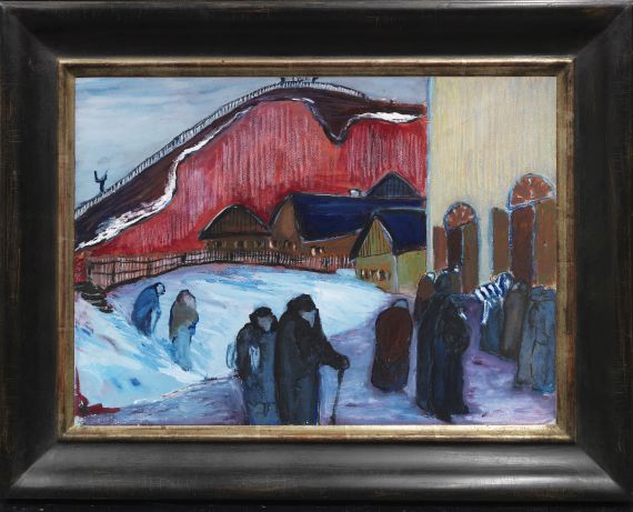 Marianne von Werefkin - Freitag Abend (Synagoge) - Cornice