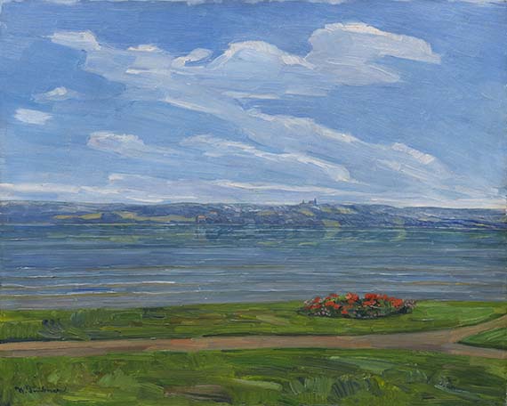 Wilhelm Trübner - Aussichtsplatz am Starnberger See