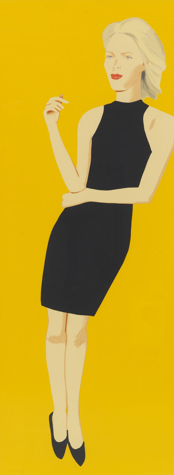 Alex Katz - Black Dress - Ruth