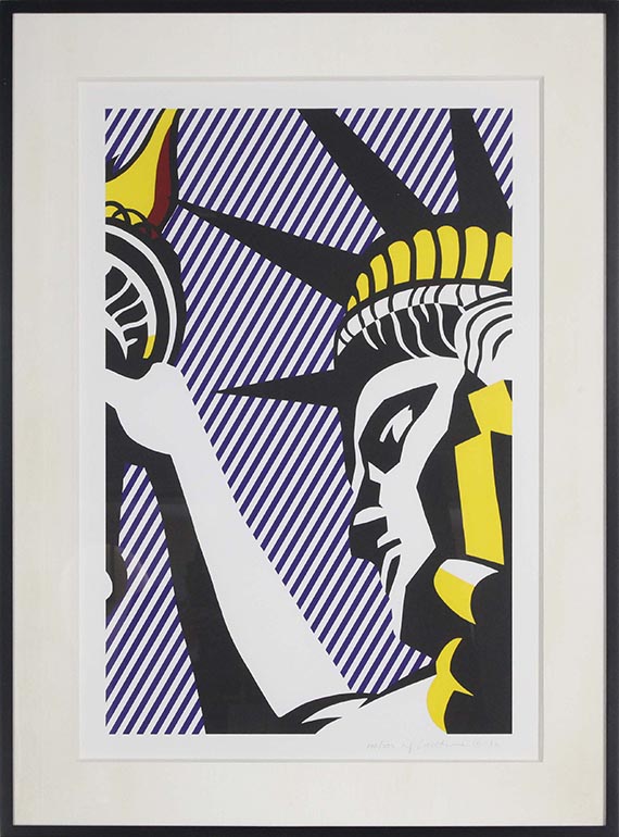 Roy Lichtenstein - I love liberty - Cornice