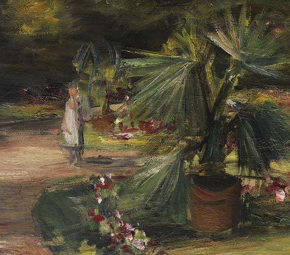 Max Liebermann - Garten mit Palme und zwei weiblichen Figuren - Altre immagini