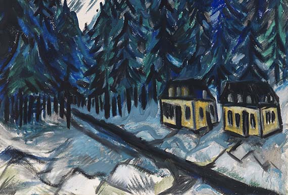 Erich Heckel - Erzgebirgslandschaft im Winter - Altre immagini