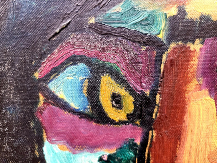 Alexej von Jawlensky - Frauenkopf mit Blumen im Haar - Altre immagini