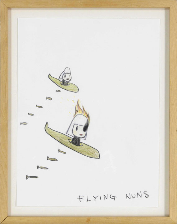 Yoshitomo Nara - Flying Nuns - Cornice