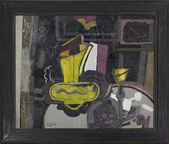 Braque - Nature morte au pot jaune